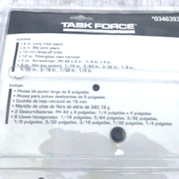 Home Tool Set . 14-Piece . Task Force ............ New in Package - Picture 4 of 6